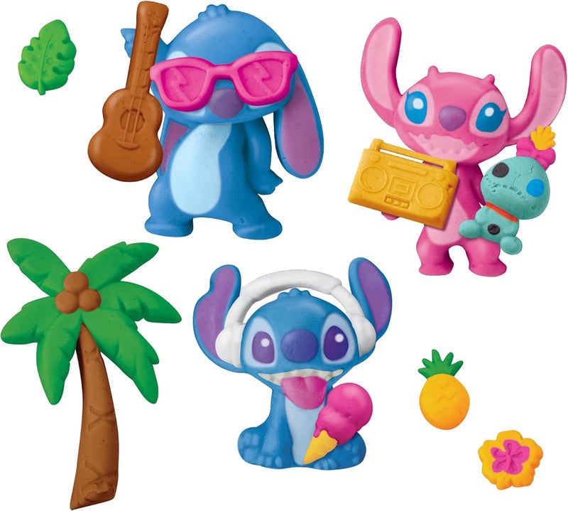 CrazArt Stitch Softee Dough Making Kit, Stitch Figure Maker Using Softee Dough Modeling Compound, Stitch Arts and Crafts Toy for Girls and Boys 3 and Up - Image 2